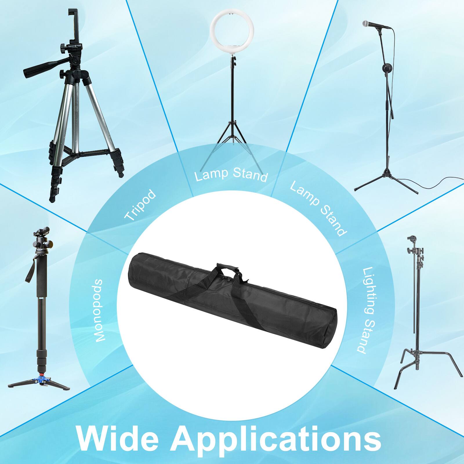 Monopods, Tripod, Lamp Stand, Lighting Stand, Wide Applications