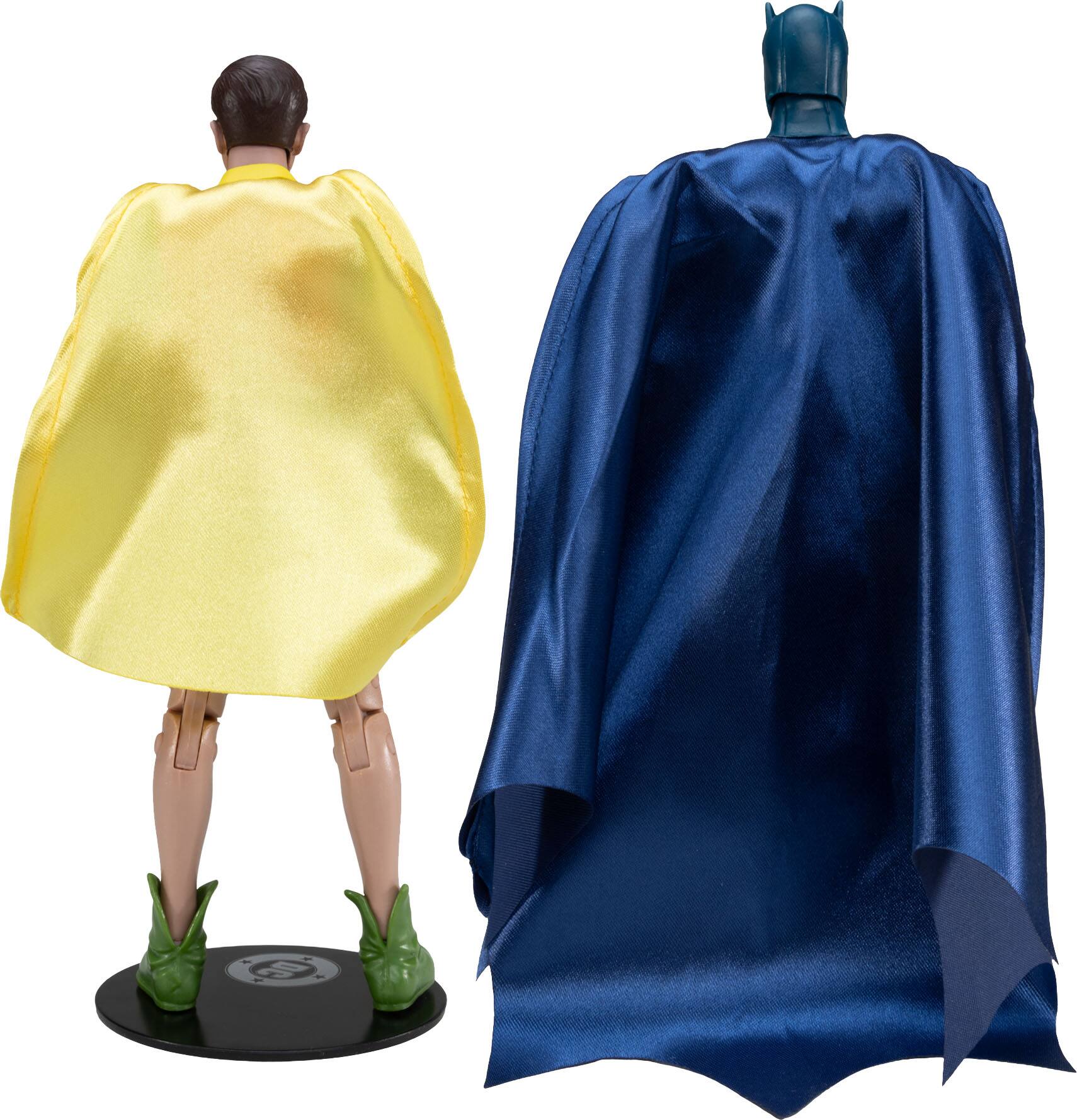 Back. McFarlane Toys - DC Multiverse 7.1" Batman and 6.9" Robin (Batman Classic TV Series) Action Figure 2 Pack McFarlane Collector Edition #5.
