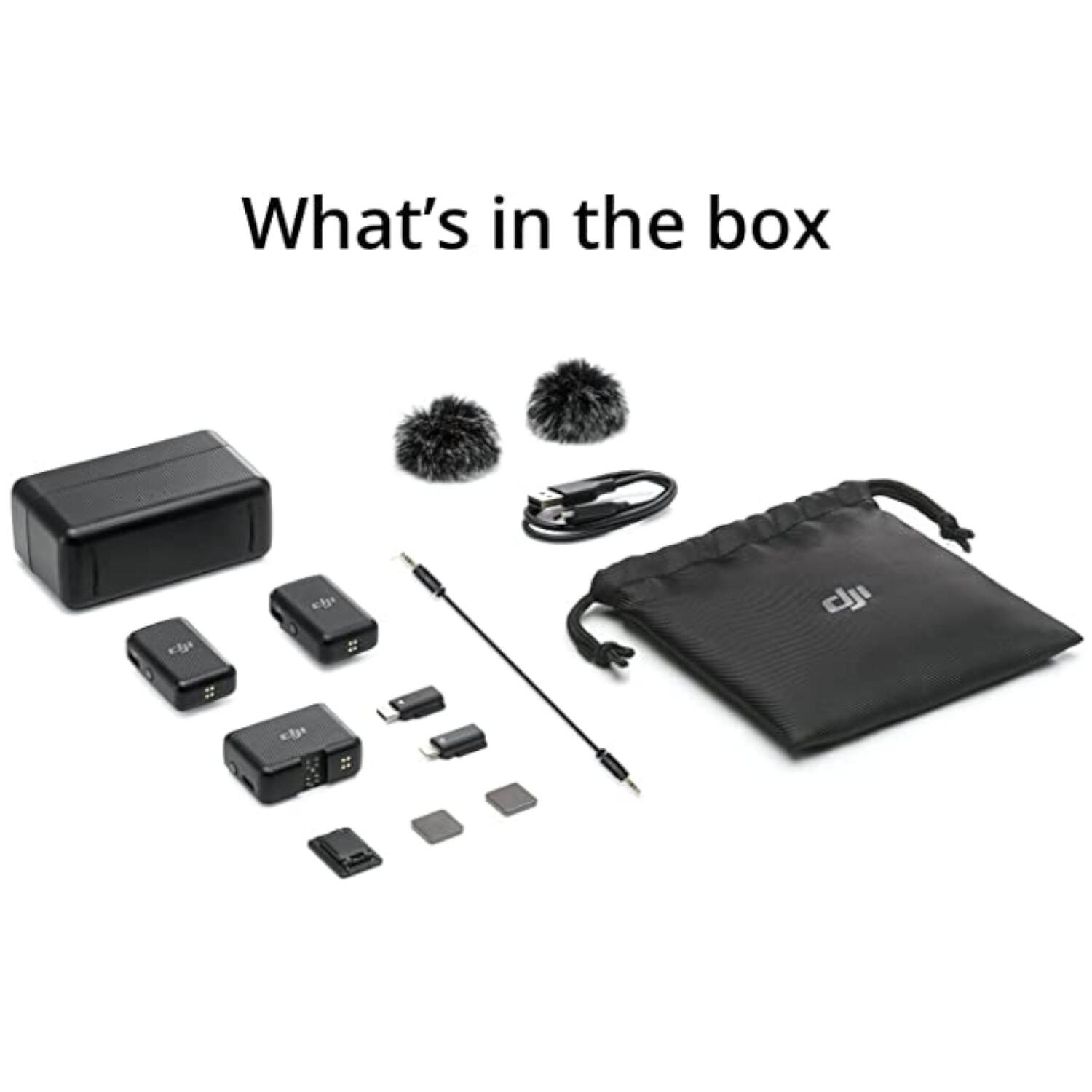 【新品・未開封】DJI Mic DJI Mic Wireless Microphone System and Audio Recorder 2 Year