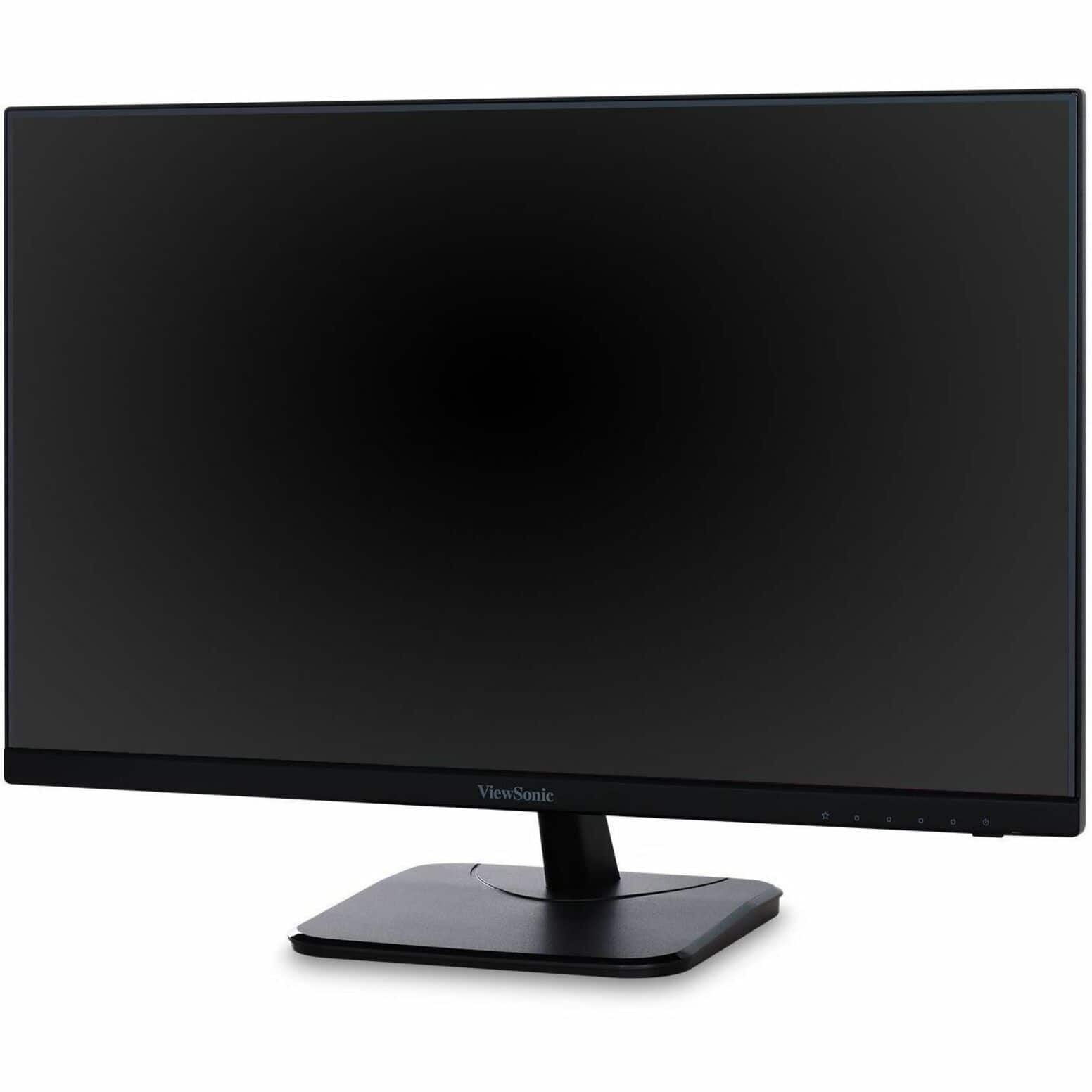 Left. ViewSonic - VA2756-4K-MHD 27" IPS LCD 4K UHD Monitor (HDMI, Display Port) - Black.