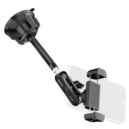 PA137 NEEWER Metal Suction Car Mount: 360° Magic Arm for Windshield/Skylight, Fits iPhone Samsung.