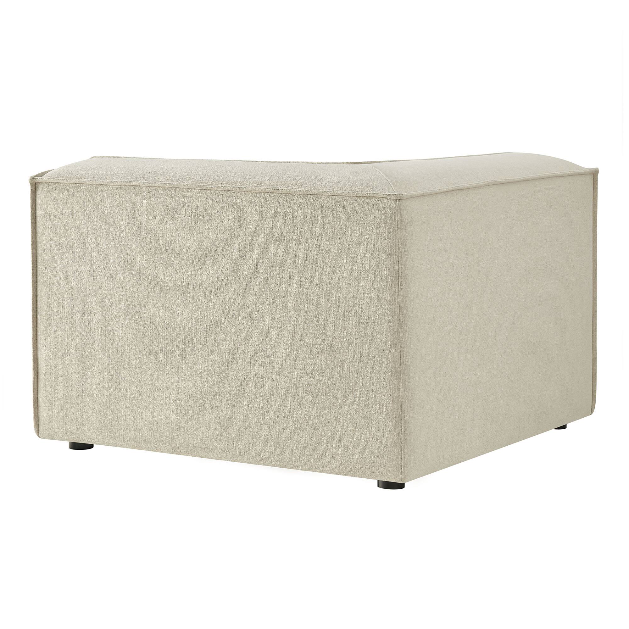 Alt View 5. Modway - Restore Performance Fabric Upholstered Modular Corner Chair by Modway - Ecru.