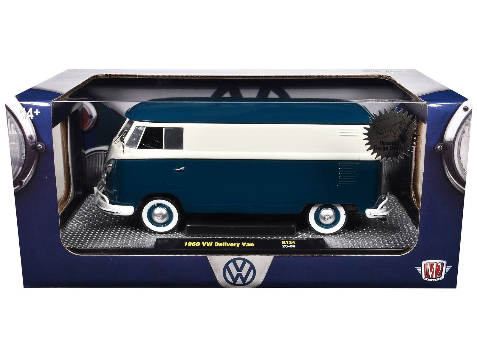 14+  
Opening Cargo  
1960 VW Delivery Van  
R134  
25-06  
M2  
EOEO