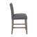 Alt View 11. CorLiving - Laura Fabric Counter Height Barstool - Grey.