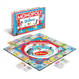 USAoploy - Dr. Seuss Monopoly Board Game - Blue