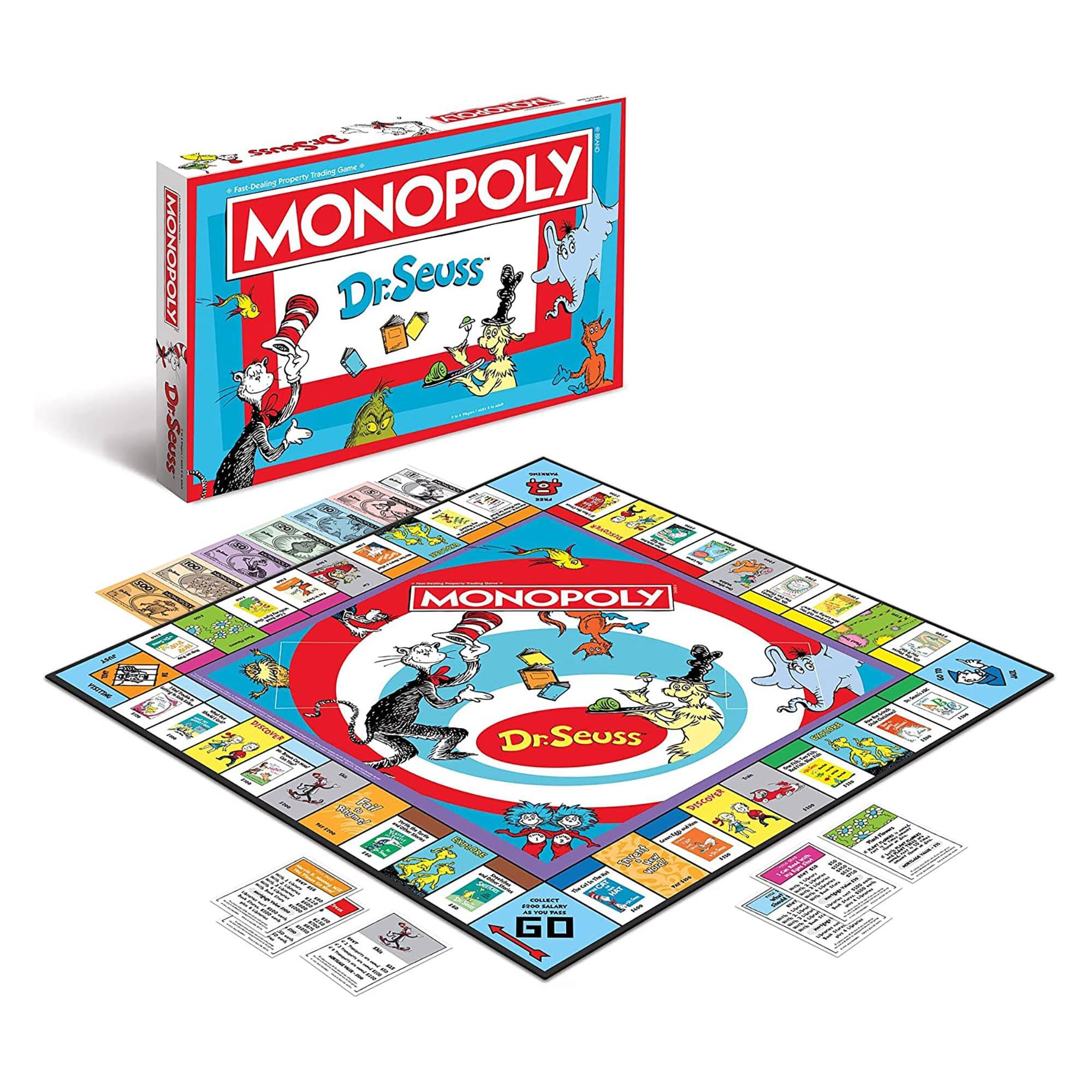 MONOPOLY  
Dr. Seuss  

LLAPN SpC Sada + mopertr Todieo Fet pearing MONOPOLY MONOPOLY Dr. Dr.Seuss DrScUss MONOPOLY na 111 I i1 825 Dr.Seoss PaScoro s to ari CS CLI . GO TAS n e