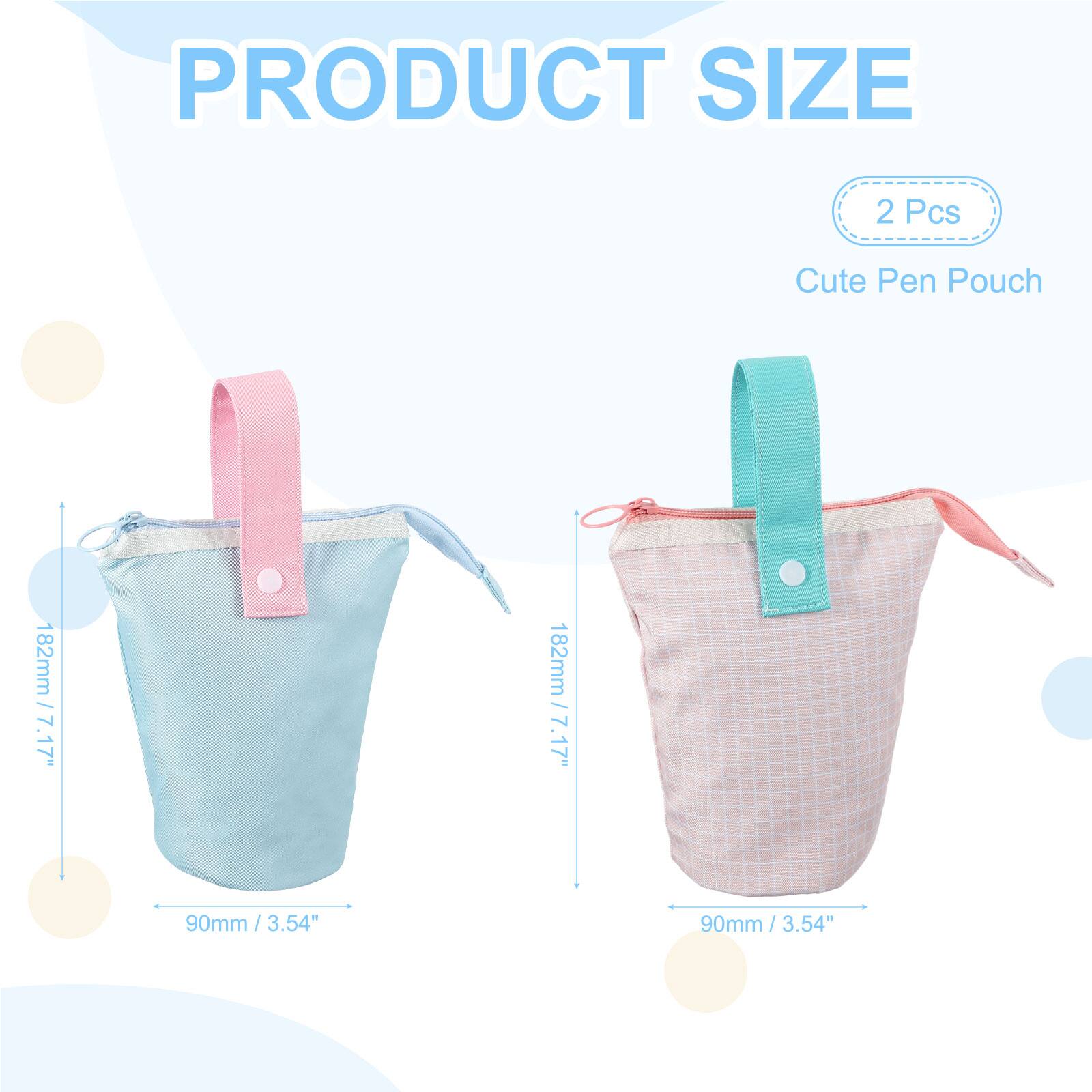 PRODUCT SIZE  
2 Pcs Cute Pen Pouch  
182mm / 7.17"  
90mm / 3.54"