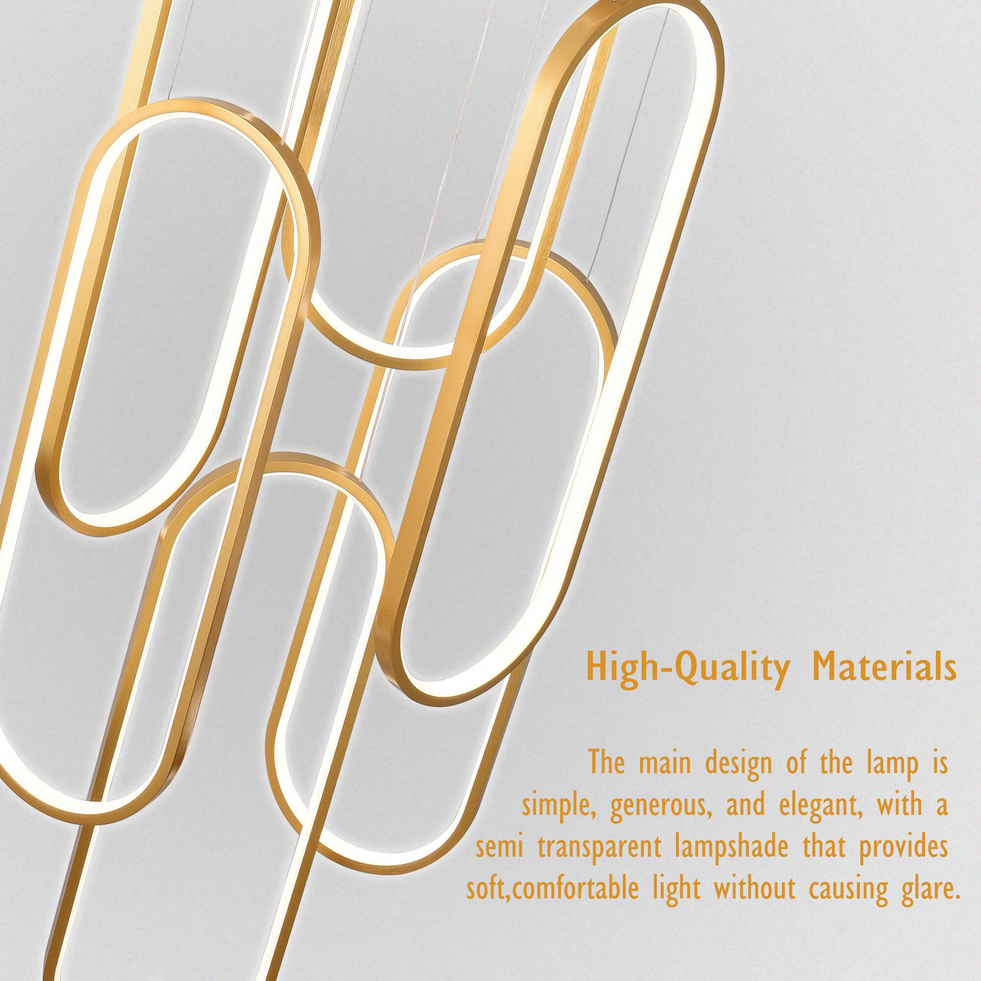 High-Quality Materials

The main design of the lamp is simple, generous, and elegant, with a semi-transparent lampshade that provides soft, comfortable light without causing glare.