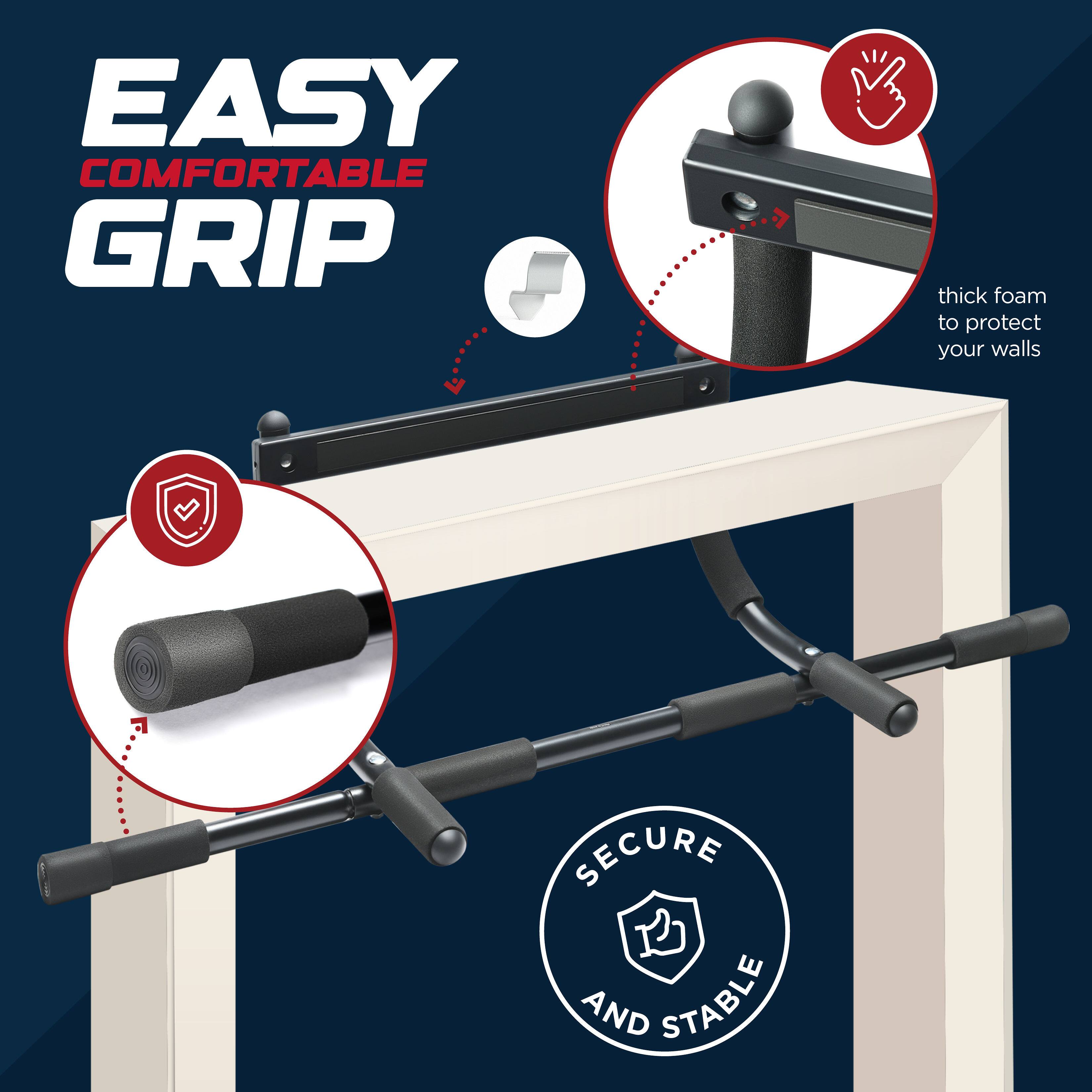 EASY COMFORTABLE GRIP

thick foam to protect your walls

SECURE AND STABLE