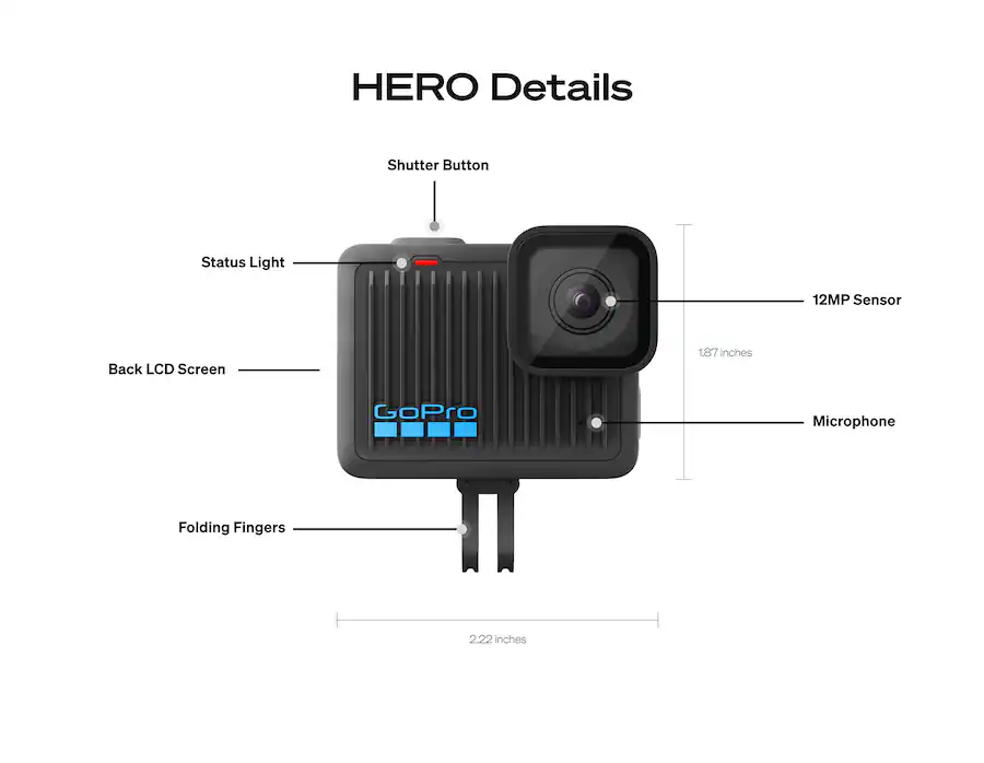 Action Camera GOPRO HERO8 Black - Foto 10