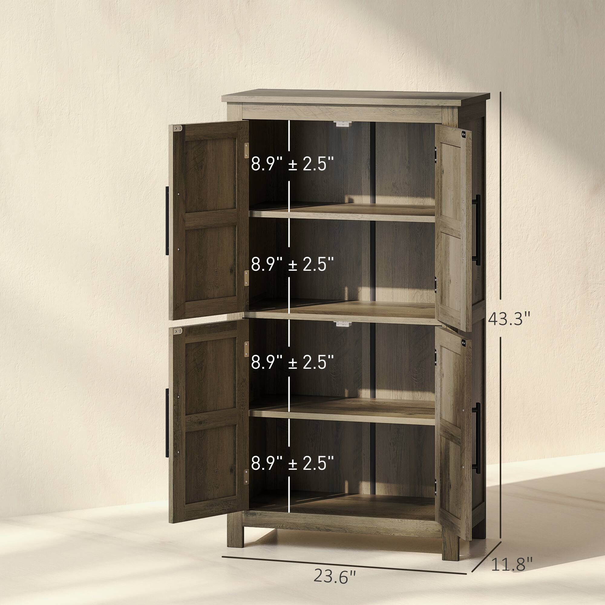8.9" ± 2.5" 8.9" ± 2.5" 43.3" 8.9" ± 2.5" 8.9" ± 2.5" 23.6" 11.8"