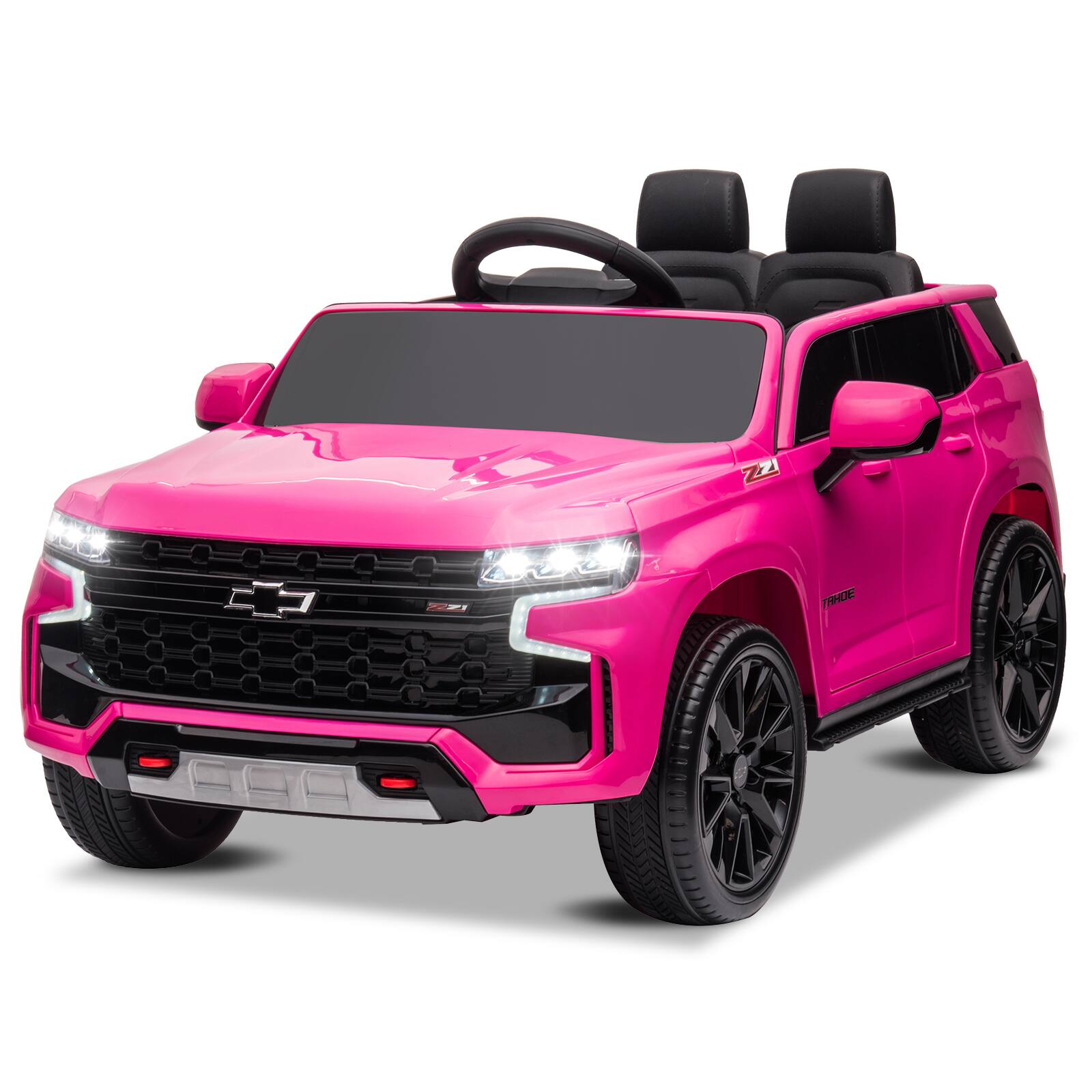 Winado - Kids Licensed Chevrolet Tahoe Electric Battery Ride on Car Toy w/Remote Control - Pink