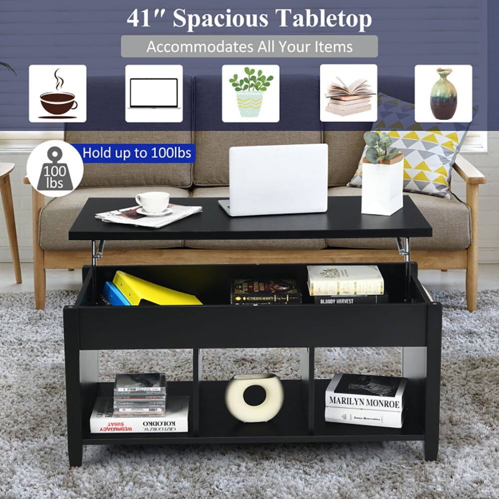 41" Spacious Tabletop  
Accommodates All Your Items  

Hold up to 100lbs