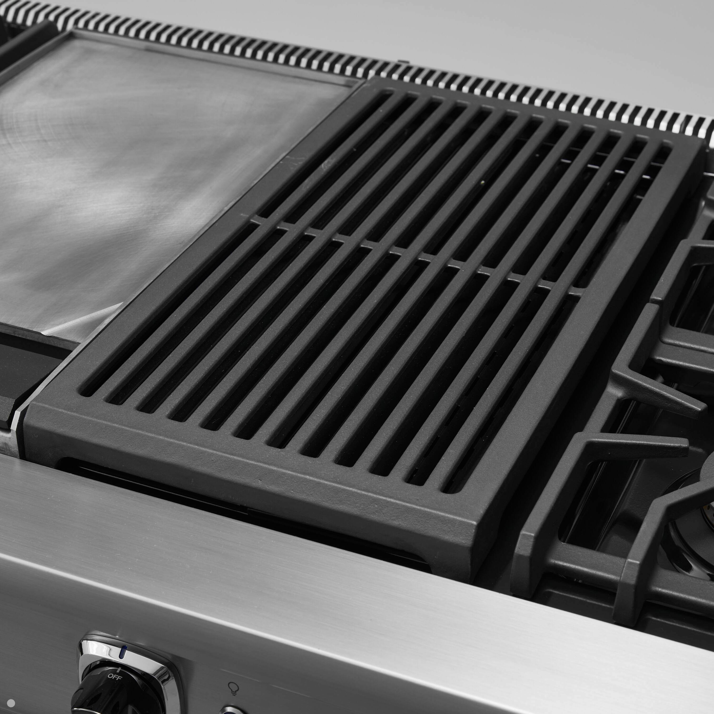 Alt View 11. Viking - 5-Series Gas Open Burner Range - Squall.