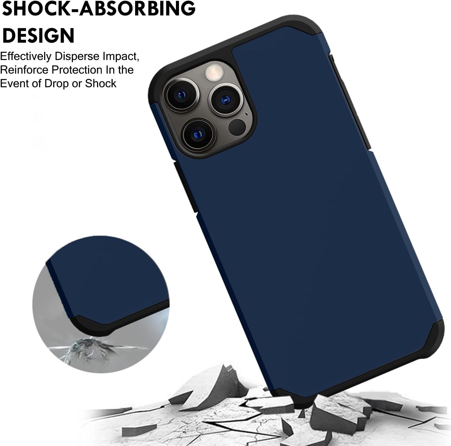 SHOCK-ABSORBING DESIGN  
Effectively Disperse Impact, Reinforce Protection In the Event of Drop or Shock
