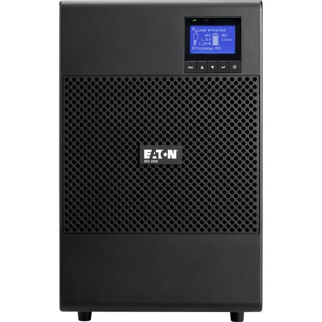 Eaton - 9SX 3000VA 2700W 208V Online Double-Conversion UPS - 8 C13, 1 C19 Outlets, Cybersecure Network Card Option - Unknown