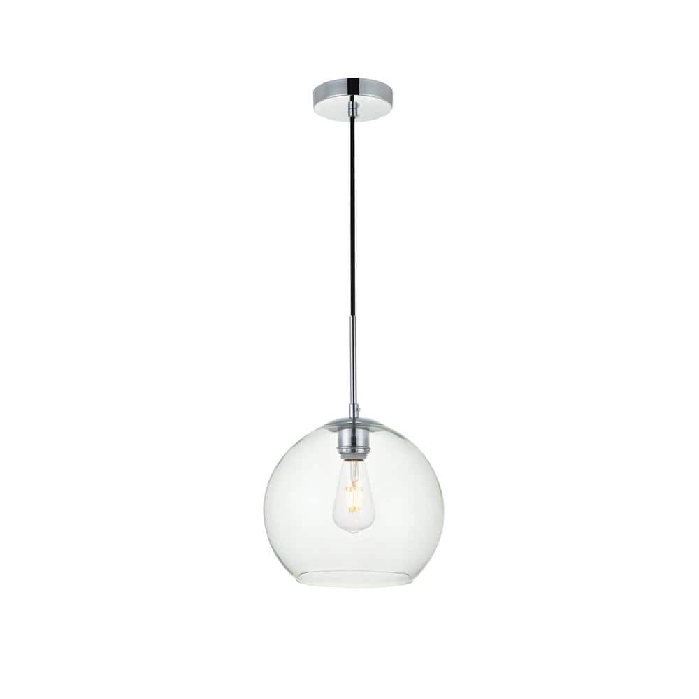 Living District - Baxter 1 Light Chrome Pendant With Clear Glass - Chrome And Clear price history on PriceWatchPro