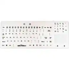 Front. Seal Shield - Seal Shield Glow Series Silicone Backlit Keyboard W/ Touchpad - Cable Connectivity - USB Interface - English (US) - Black.