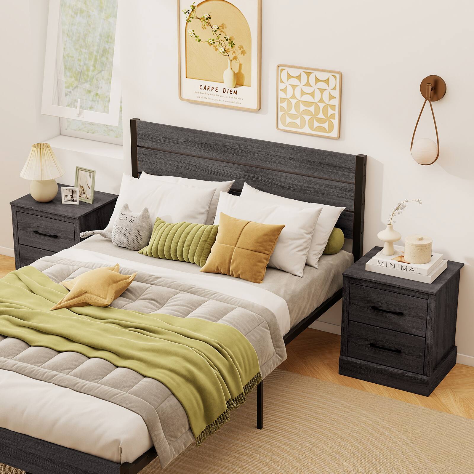 The text in the image is "CARPE DIEM" and "MINIMAL."