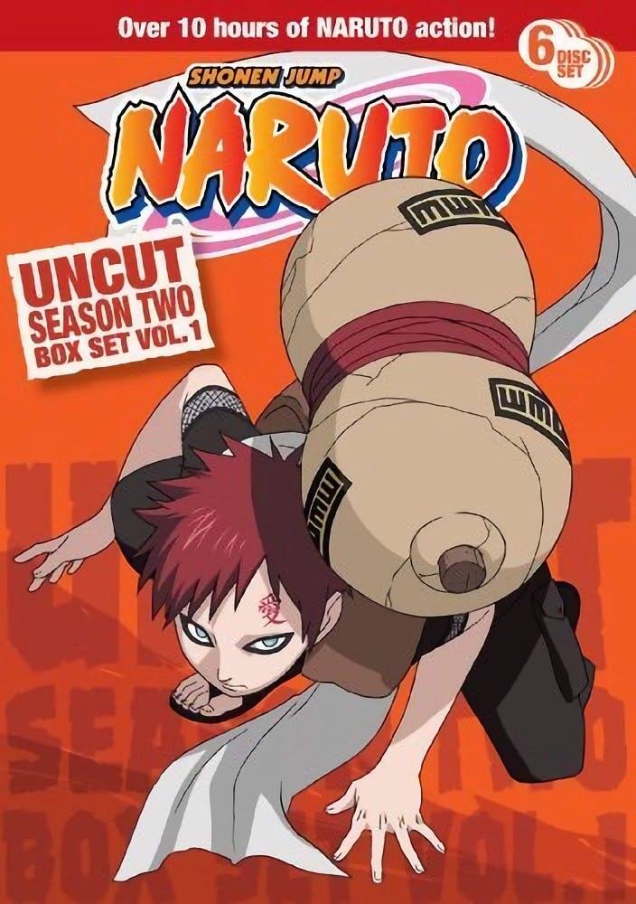 Front. Naruto Uncut Season 2 Vol 1 Box Set [DVD].