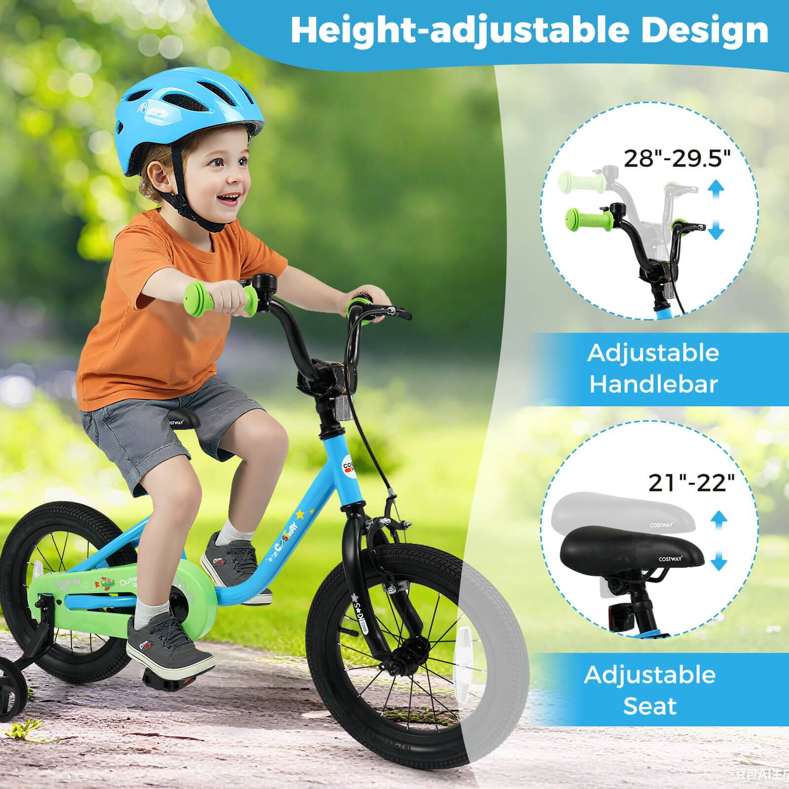 Height-adjustable Design

Adjustable Handlebar
28" - 29.5"

Adjustable Seat
21" - 22"