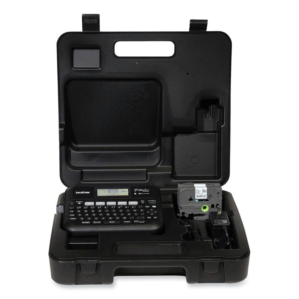 Brother - P-Touch Business Expert Connected Label Maker, With 2 Rolls Sample Tapes, 30 mm/s Print Speed, 7.4 x 7 x 2.8 - false