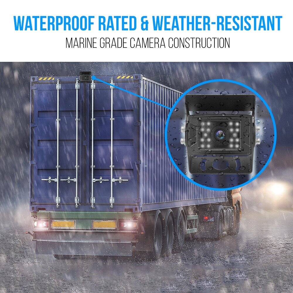WATERPROOF RATED & WEATHER-RESISTANT  
MARINE GRADE CAMERA CONSTRUCTION