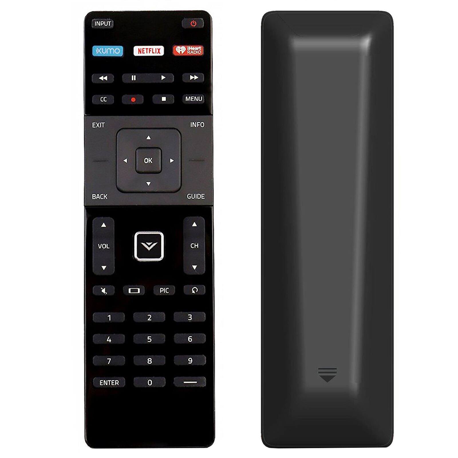 ALLIMITY - Replacement Remote Control XRT122 B , Fit for Vizio Smart TV D40U-D1 D55U-D1 D32-D1 D32H-D1 E40-C2 E32-C1 E32H-C138 - Black