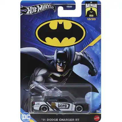 Hot Wheels
HDG89
DC Batman
15/20
Dial 811
212 TK GCPD
LZARL
DC '11 Dodge Charger RT
3+
Mattel