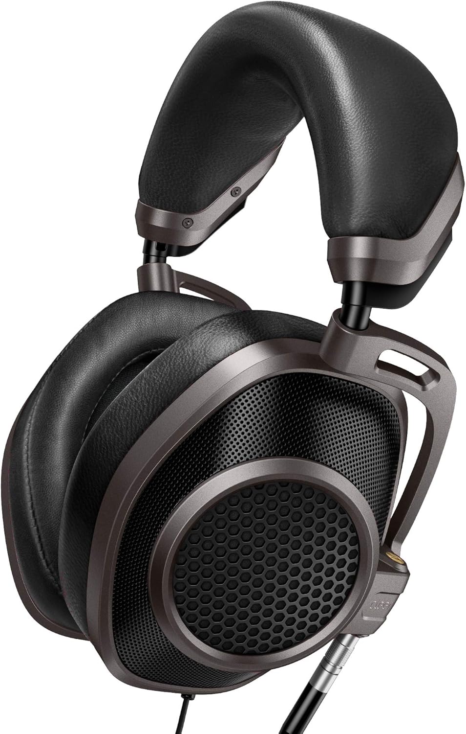 Front. Cleer - Cleer NEXT Wired Audiophile Headphones – Open Back, Alloy Frame, Ironless Magnesium Drivers, Hi-Res Sound - Titanium.