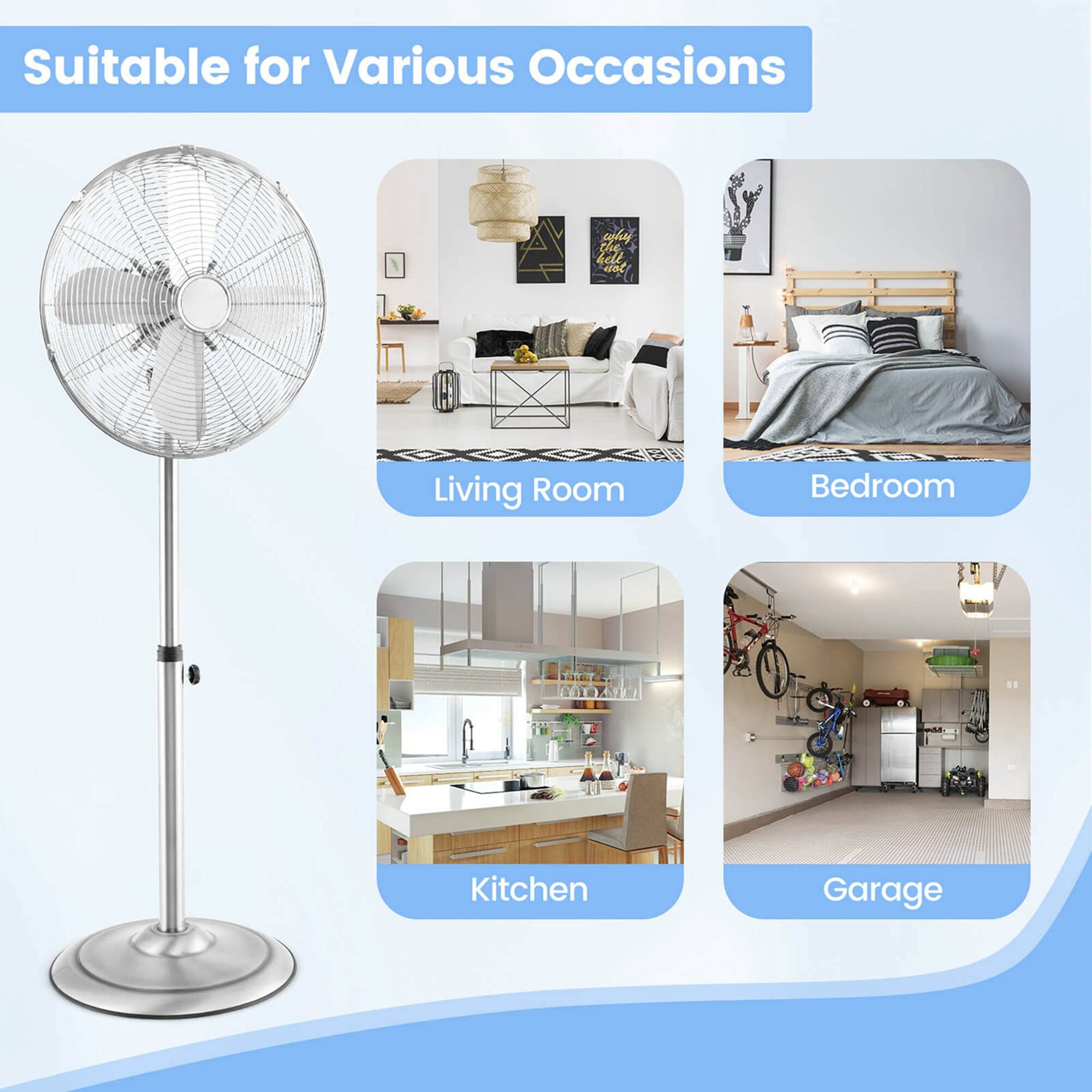 Suitable for Various Occasions: Living Room, Bedroom, Kitchen, Garage