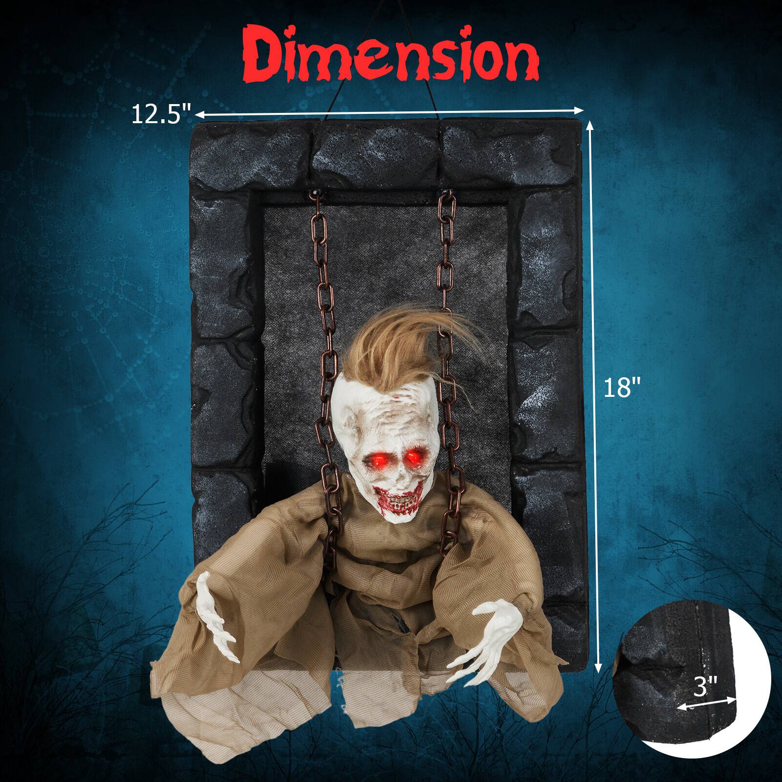 Dimension 12.5" x 18" x 3"