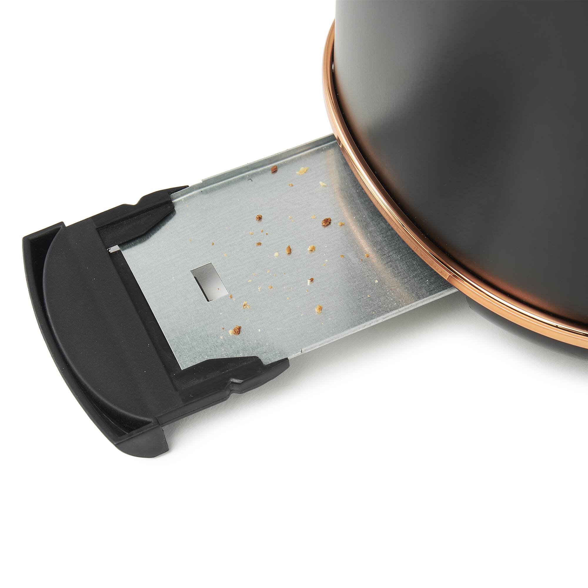 Alt View 8. Haden - Haden Dorset Electric Water Kettle & 2 Slice Wide Slot Toaster, Black & Copper - Black/Copper.