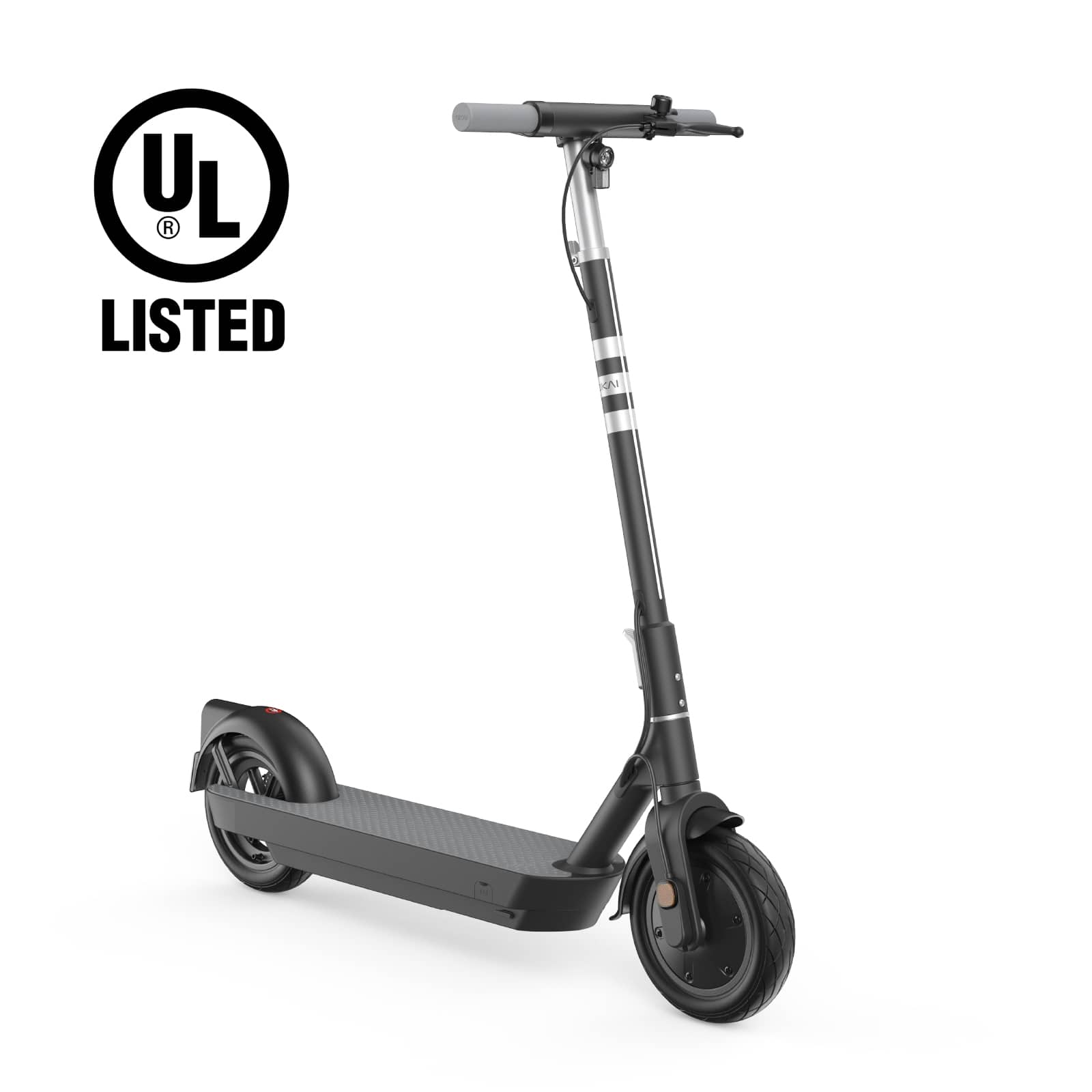 Alt View 16. OKAI - NEON Pro Foldable Electric Scooter w/ 50 Miles Max Operating Range & 20 mph Max Speed - Black.