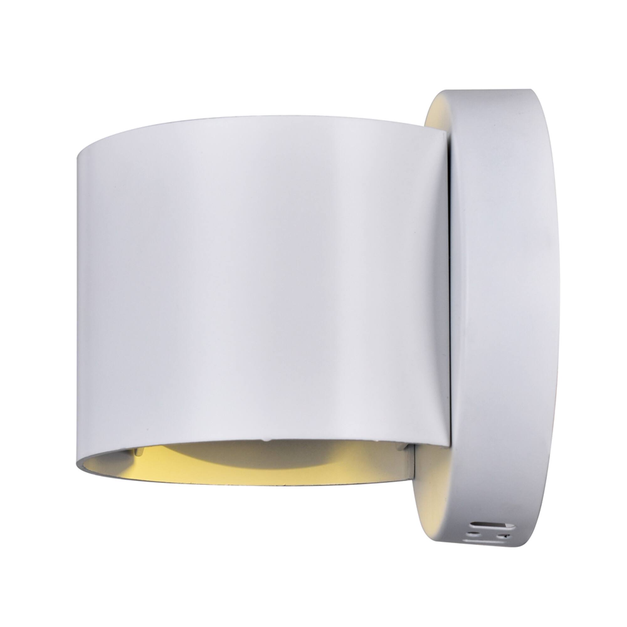 Back. CWI Lighting - Lilliana LED Wall Sconce With White Finish - White.