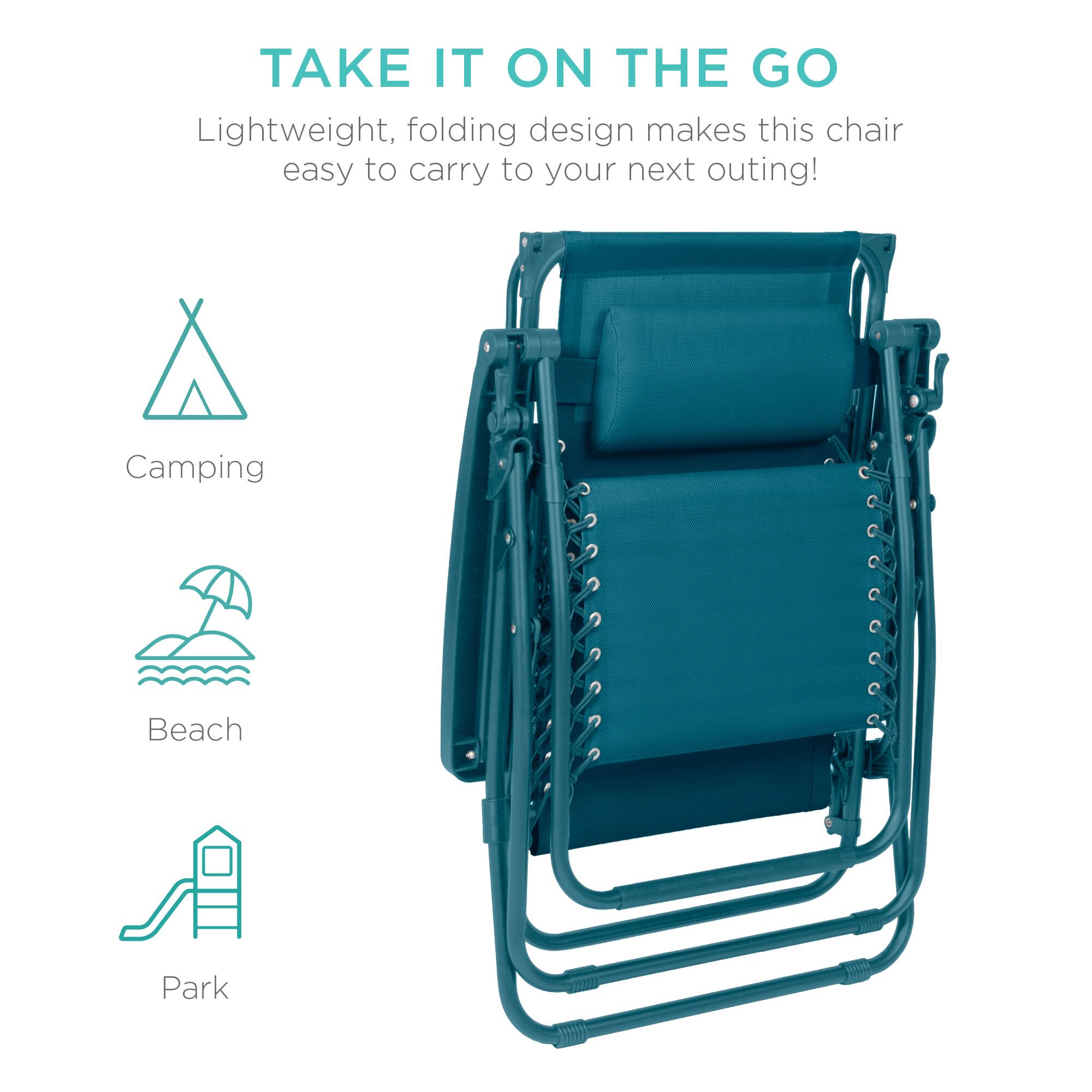 TAKE IT ON THE GO

Lightweight, folding design makes this chair easy to carry to your next outing!

Camping
Beach
Park