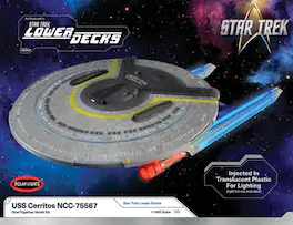 PopMarket - Star Trek Lower Decks U.S.S. Cerritos Polar Lights Model Kit - COLLECTIBLES - Multicolor
