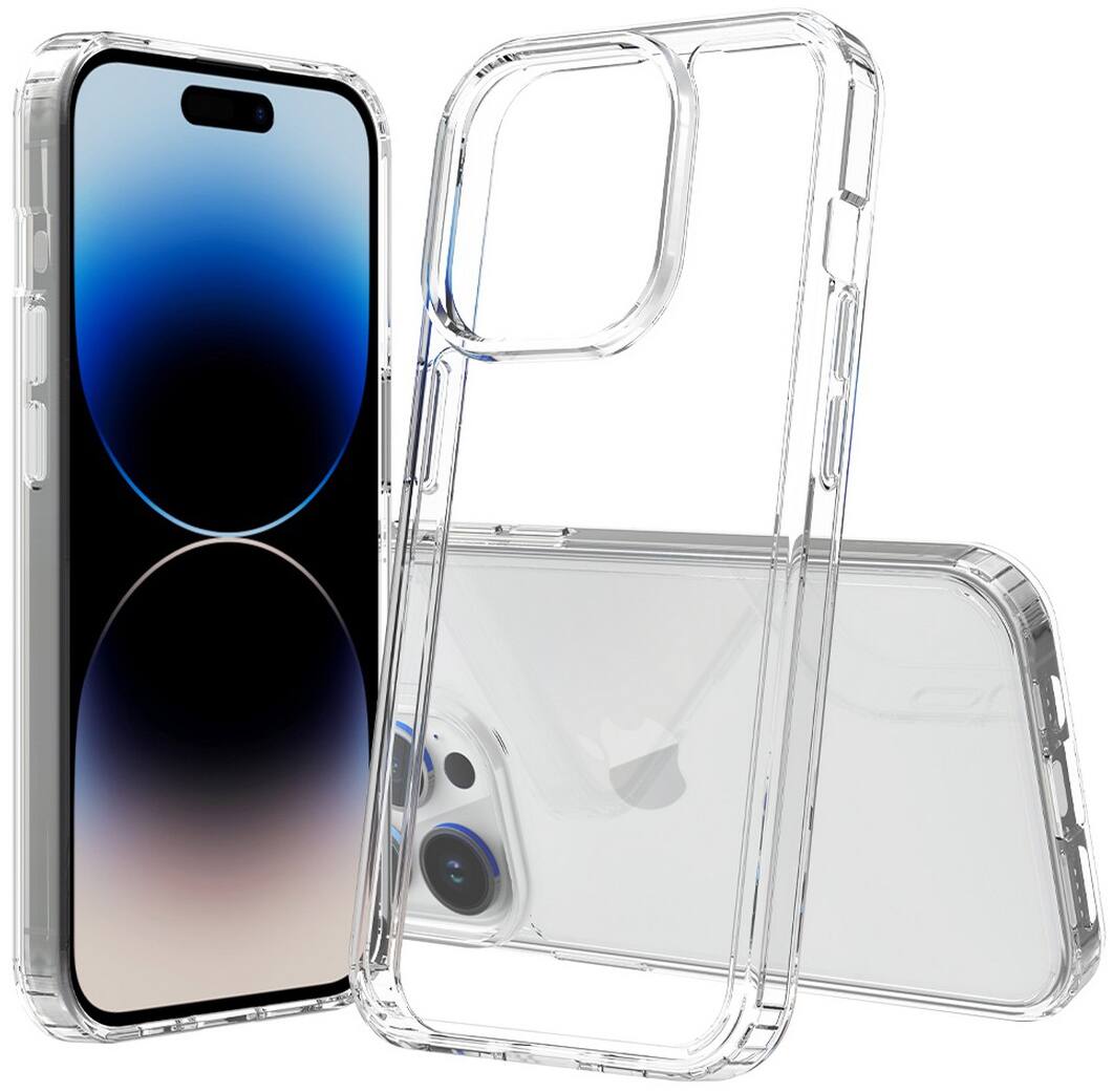 Front. Nakedcellphone - Clear Case for iPhone 15 Pro - Clear.