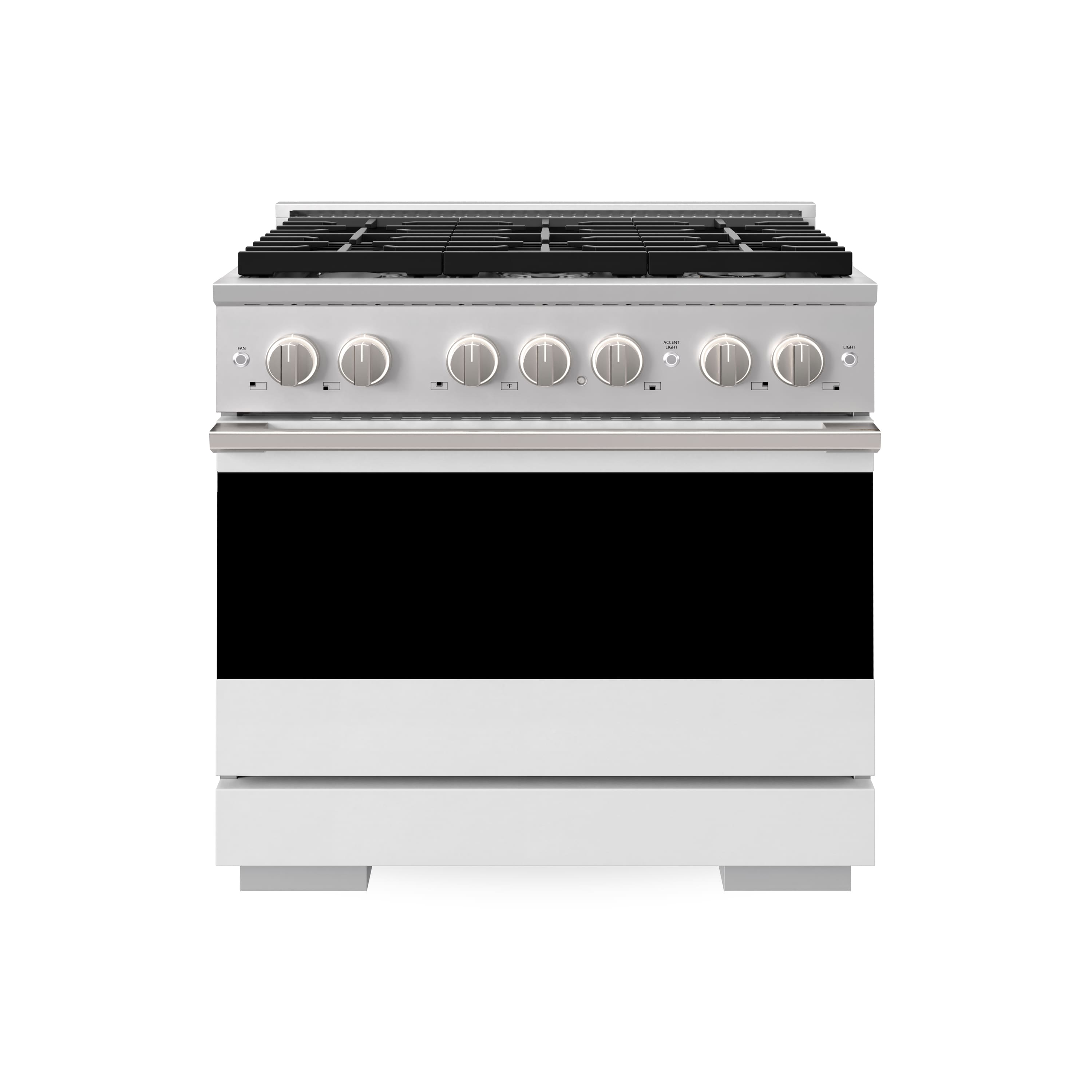 ZLINE - 36 in. 5.2 cu. ft. Marino Freestanding Gas Range with 6 Burner Cooktop and Convection Gas Oven with White Matte Door - White Matte price history on PriceWatchPro