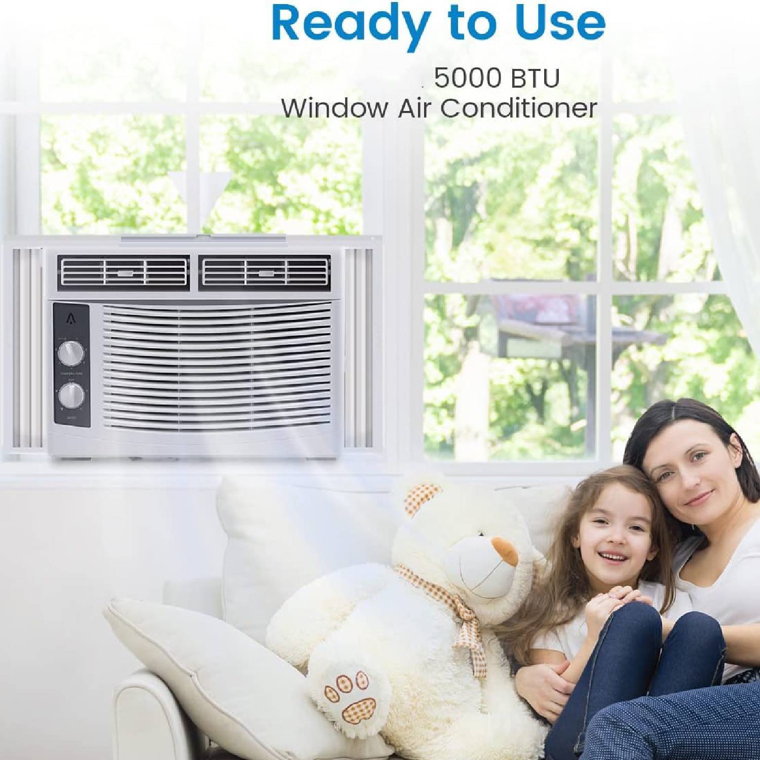 Ready to Use  
5000 BTU  
Window Air Conditioner
