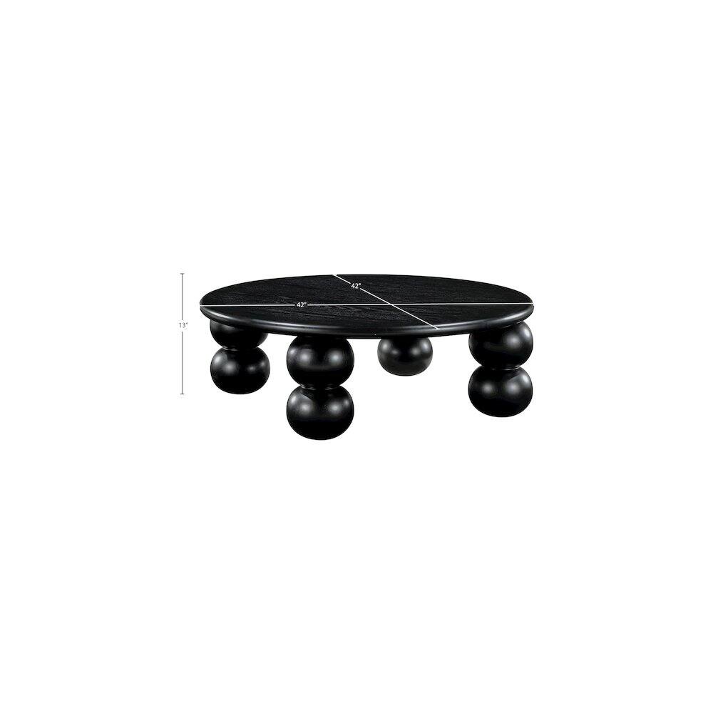 Alt View 4. Meridian Furniture - Kelvin Coffee Table - Black.