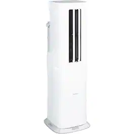 Hisense - 350 Sq. Ft. 8,000 BTU Portable Air Conditioner Inverter with Heat - White