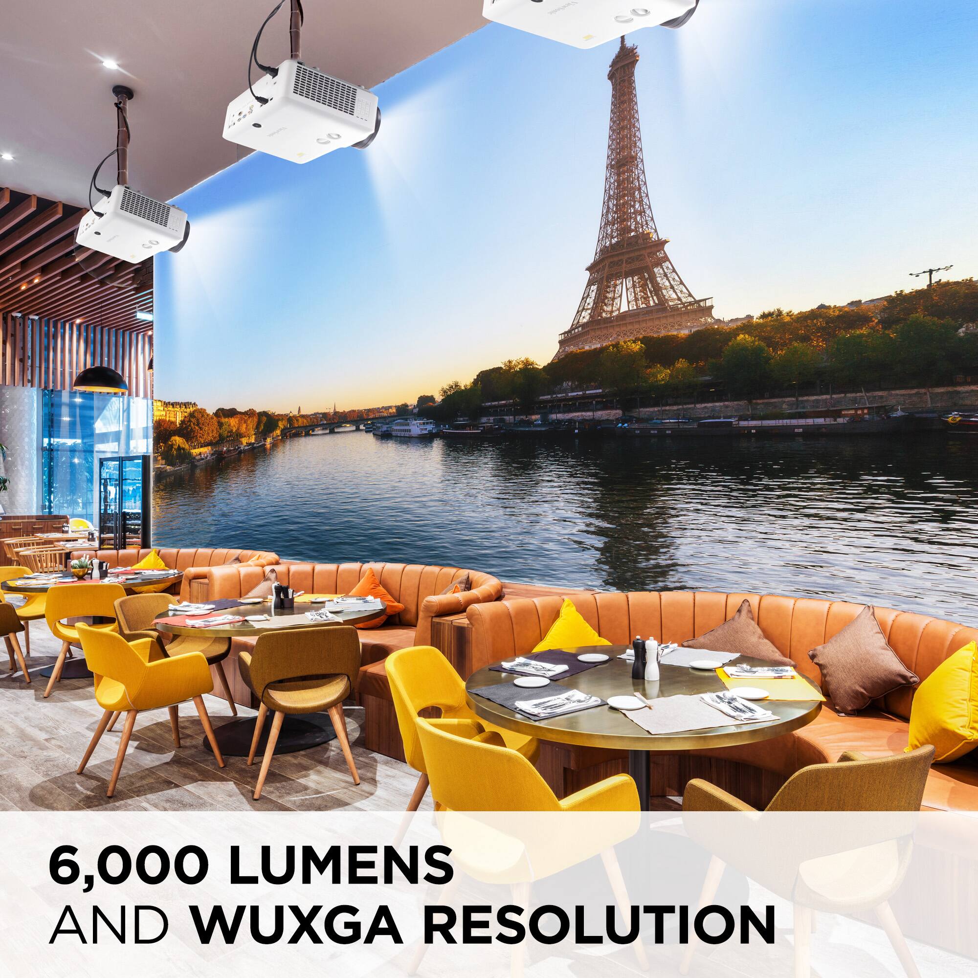 6,000 Lumens and WUXGA Resolution