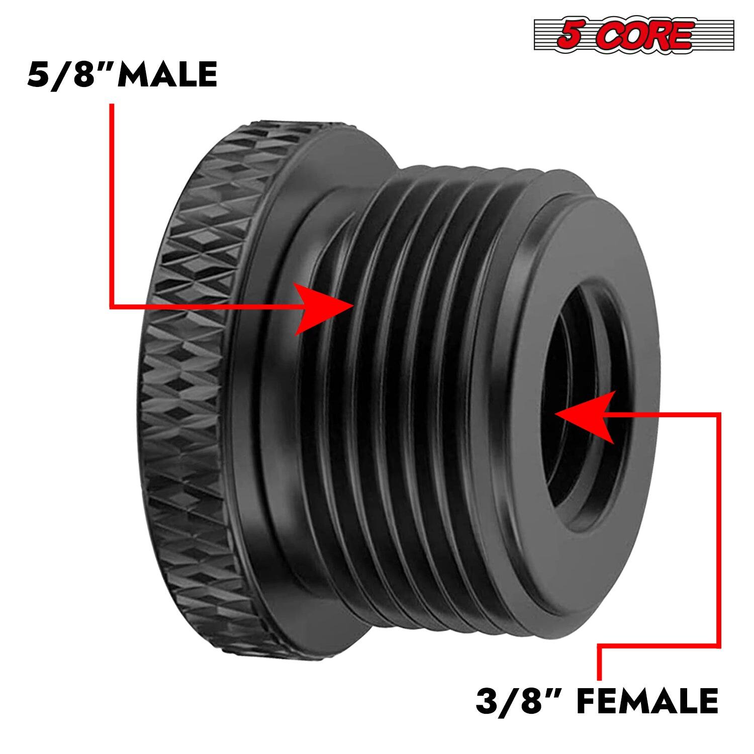 5/8" MALE
5 CORE
3/8" FEMALE