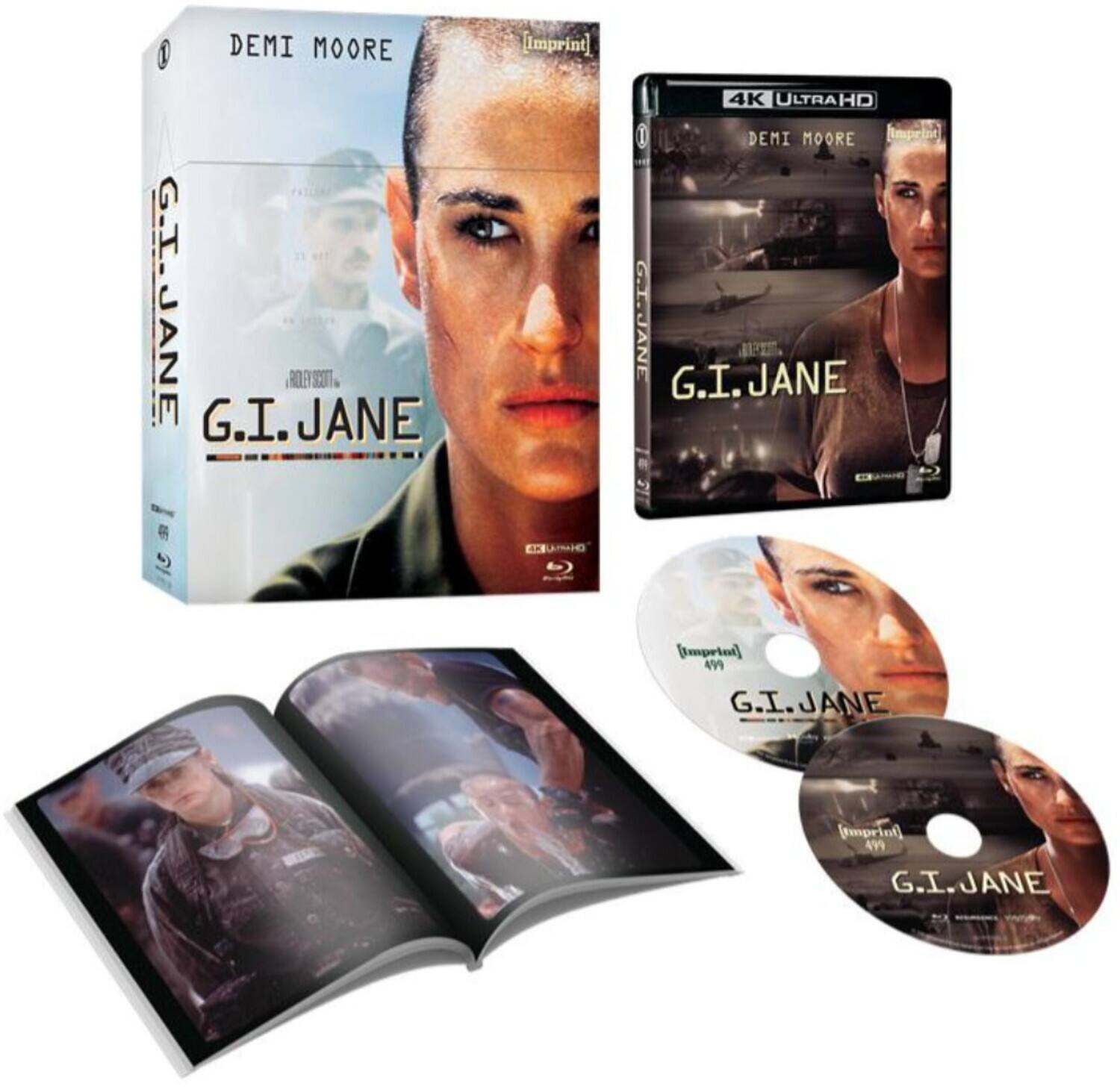 Alt View 1. G.I. Jane (Boxset With Blu-ray and Book)   - 4K Blu-Ray.