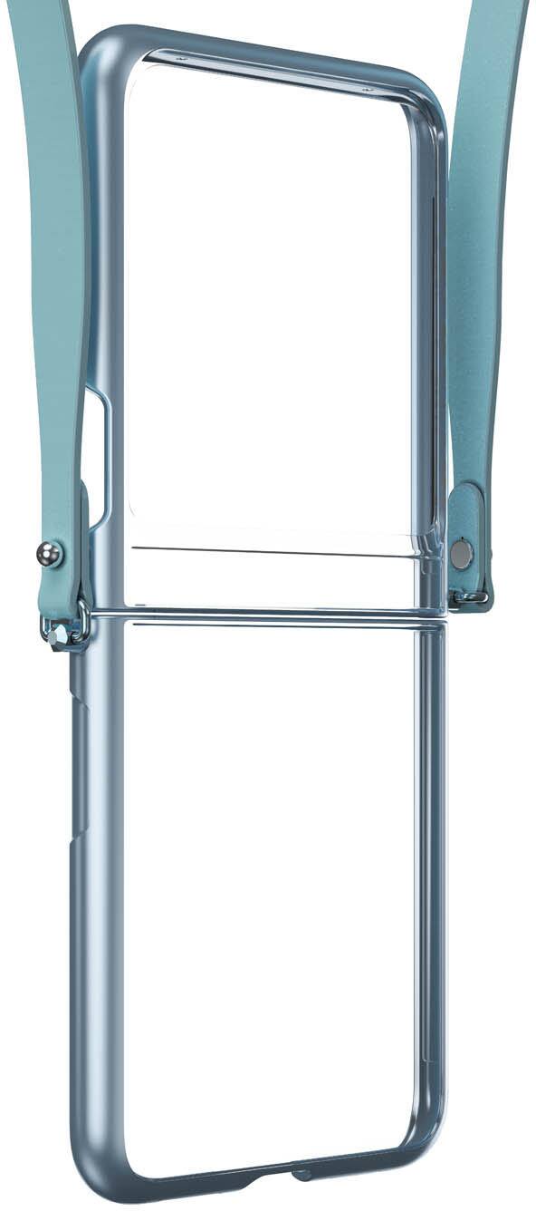 Alt View 20. Motorola - razr 2025 256GB with bud loops - PANTONE Ice Melt.