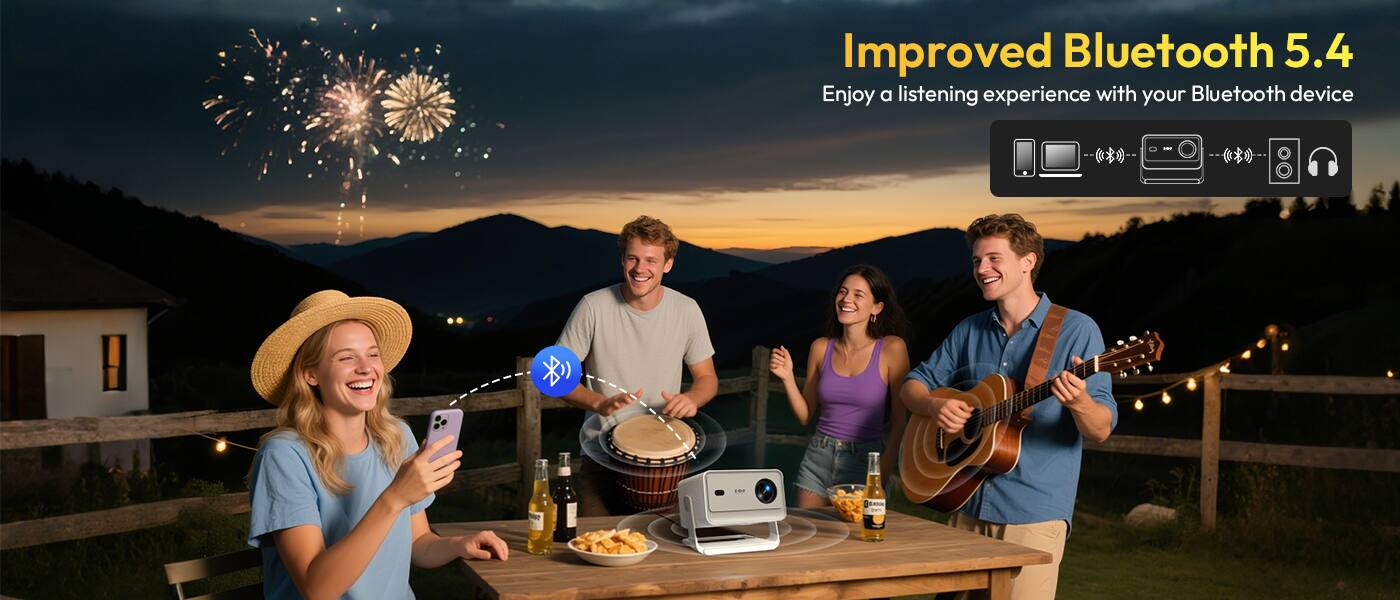 Improved Bluetooth 5.4  
Enjoy a listening experience with your Bluetooth device