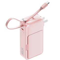 Back. ReelCharge - ReelCharge ReFlextion 10000mAh 45W Power Bank (Pink).