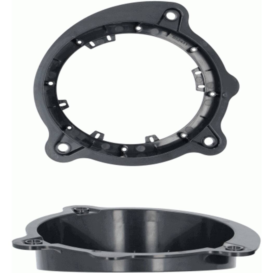 Alt View 11. Metra - Speaker Adapter Plate for Select Mercedes 2000-2006 Vehicles (2-Pack) - Black.