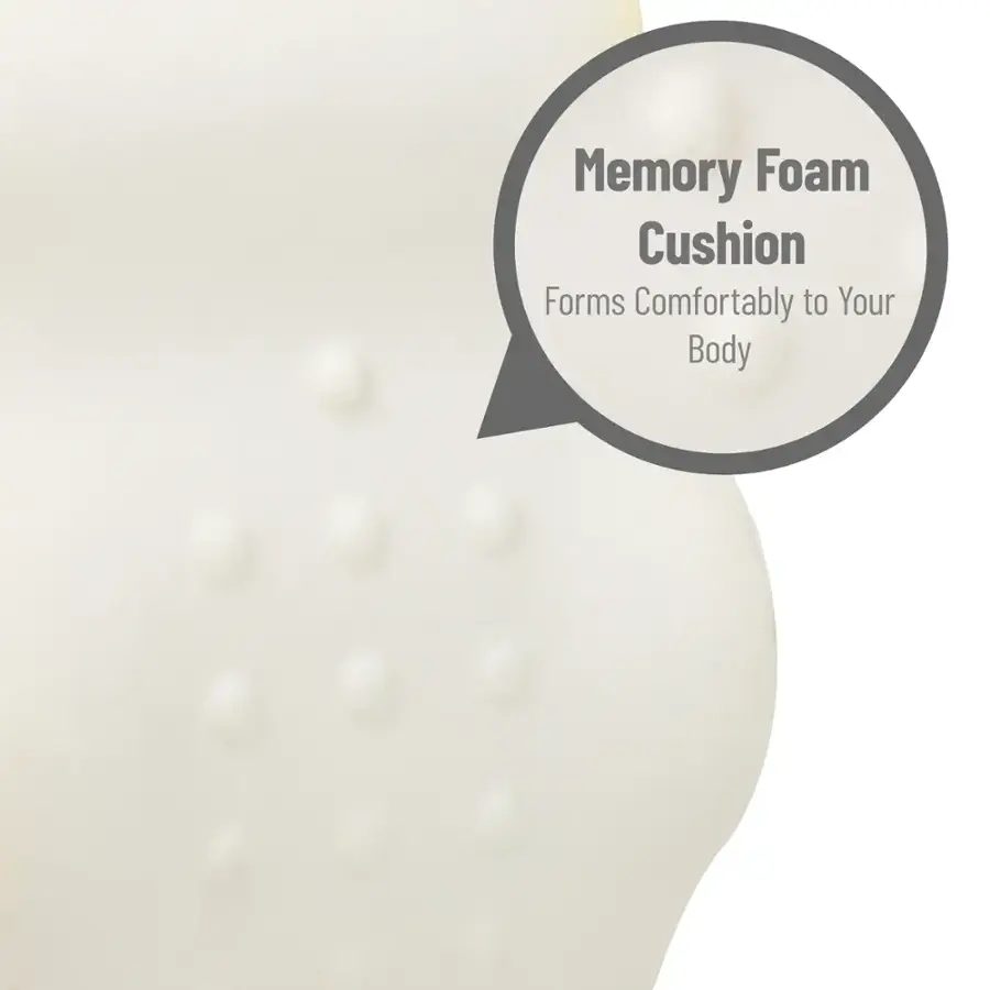 Memory Foam Cushion Forms Comfortably to Your Body